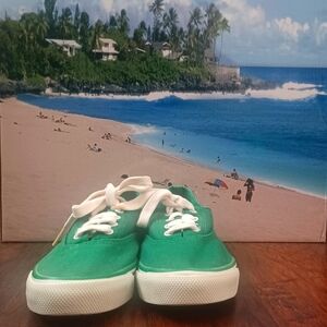 Polo green women tennis shoes size 6